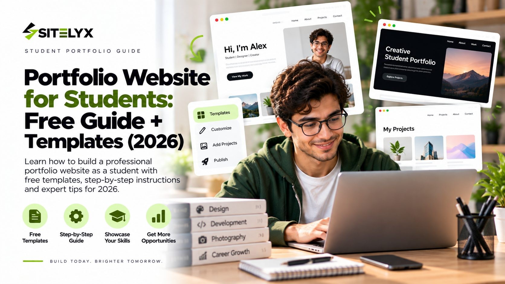portfolio website for students free guide